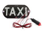 Знак TAXI магнитный с подсветкой 12V оранжевый