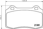 Колодки тормозные JEEP Grand Cherokee (06-) (SRT-8) задние дисковые (4шт.) BREMBO