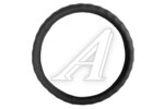 Оплётка руля (L) 39-41cм черная нат. кожа AVS
