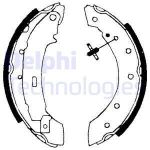 Колодки тормозные RENAULT Laguna (93-01),Logan (04-) задние барабанные (4шт.) DELPHI
