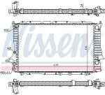 Радиатор AUDI 100,A6 (91-98) (1.8/2.3/2.4/2.5 D) МКПП NISSENS