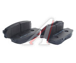 Колодки тормозные TOYOTA Land Cruiser J200 (4.5D/4.7) (07-) LEXUS LX570 (08-) задние (4шт.) HSB
