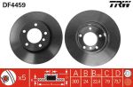 Диск тормозной BMW 1 (E88,E82,E81) передний (1шт.) TRW