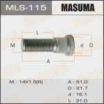 Шпилька колеса TOYOTA Land Cruiser (98-07) LEXUS LX570 (07-) MASUMA