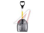 Лопата для снега 85*31*8см №2 черенок алюм.желтый