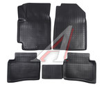 Коврик салона KIA Rio 4 (FB) (17-) полиуретан черный (4 предм.) NORPLAST