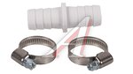 Набор соединения шлангов d=19х19 с 2-мя хомутами