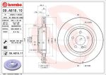Диск тормозной MERCEDES S (W221) (05-13) задний (1шт.) BREMBO