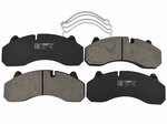 Колодки тормозные SITRAK HOWO A7 (09-) передние (1шт.) ТИИР