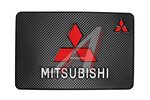 Коврик на панель приборов противоскользящий 19,5х13см MITSUBISHI