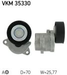 Натяжитель приводного ремня OPEL Astra J (10-),Insignia (08-) с роликом SKF
