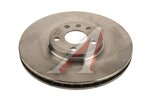 Диск тормозной VOLVO S60 (19-) S90 (17-) передний (1шт.) KORTEX