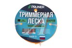 Леска для триммера 2.4мм 15м квадрат PRUNER