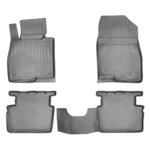 Коврик салона MAZDA 3 (13-) полиуретан черный (4 предм.) NORPLAST