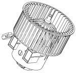 Мотор отопителя LAND ROVER Freelander 2 VOLVO S80,V70,XC60,XC70 MAHLE
