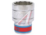 Головка торцевая 1/2" 7/8" 12-ти гранная KING TONY