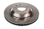 Диск тормозной VW Touareg (08-09) AUDI Q7 PORSCHE Cayenne (08-) задний (1шт.) KORTEX