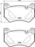 Колодки тормозные AUDI Q5 (16-) передние (4шт.) BREMBO