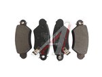 Колодки тормозные OPEL Astra G (98-),Zafira VAN (03-05) задние (4шт.) FENOX