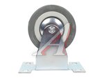 Колесо для тележки d=75мм 50кг неповоротное.серая