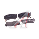 Колодки тормозные NISSAN Almera N15 (95-98) передние (4шт.) HSB