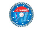 Круг отрезной 150х22мм алмазный турбированный ЗУБР