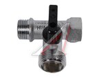 Кран 3-х проходной 1/2"х3/4"х1/2" BUGATTI