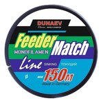 Леска Dunaev Feeder-Match Sinking Black 0.28мм150м