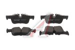 Колодки тормозные BMW 2 (F45,F46) задние (4шт.) KORTEX