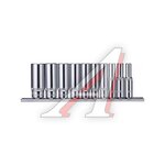 Набор головок торцевых 1/4" 05-14мм глубоких 10 предметов OMBRA
