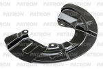 Кожух VOLVO S60 (00-09) диска тормозного переднего правого PATRON