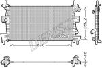 Радиатор FORD C-Max, Focus охлаждения двигателя DENSO
