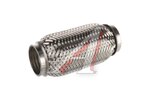 Гофра глушителя 45x150 в оплетке interlock (класс CBD-A) нержавеющая сталь CBD