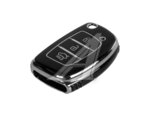 Чехол для брелока HYUNDAI Solaris1,IX35,I40,SantaFe3 (13-16) черный TORINO