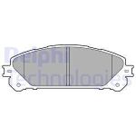 Колодки тормозные TOYOTA Highlander (07-) передние (4шт.) DELPHI
