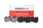 Колодки тормозные MERCEDES GL (W166) передние (4шт.) METACO