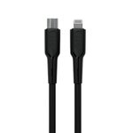 Кабель iPhone (5-)-USB Type C 3A 1м MORE CHOICE