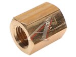 Фитинг прямой переходник М12х1.5 (внутренняя резьба) латунь SEVEN TRUCKS
