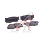 Колодки тормозные SSANGYONG Kyron (05-),Rexton (06-) (multi-link) задние (4шт.) HSB