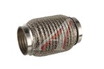 Гофра глушителя 50х120 трехслойная WIRE MESH нержавеющая сталь CBD