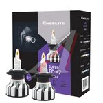 Лампа светодиодная 12/24V H7 PX26d +250% 6000K (2шт.) Led Cool White Super EXCELITE