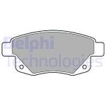 Колодки тормозные FORD Transit (06-) задние (4шт.) DELPHI