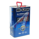 Масло моторное HI-GEAR FULLY-SYNTHETIC MOTOR OIL SM/CF 5W30 синт.4л