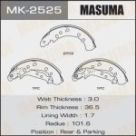 Колодка торм. MASUMA MK-2525