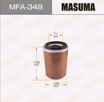 Фильтр воздушный NISSAN Terrano (89-02) FORD Maverick (93-96) (2.7 TD) MASUMA