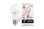 Лампа светодиодная E27 LED A60 15W E27 1320lm3000K Elementary GAUSS