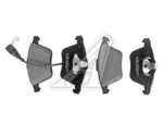 Колодки тормозные VW Golf (09-12) AUDI A3 (03-12) передние (4шт.) SANGSIN