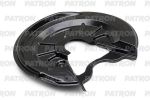 Кожух VW Golf,Jetta AUDI A3 (04-) диска тормозного заднего левый PATRON