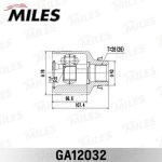 ШРУС внутренний KIA Spectra (00-) правый комплект MILES
