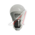 Лампа светодиодная E27 G45 8W (75W) 220V холодный GAUSS